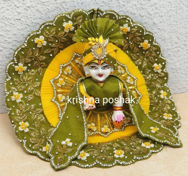 Fancy Premium Work Poshak With Patka And Heavy Mukut – Kp035 - Image 3