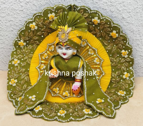 Fancy Premium Work Poshak With Patka And Heavy Mukut – Kp035 - Image 2
