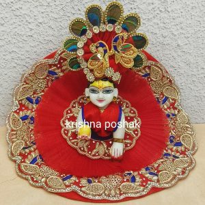 Fancy Premium Work Poshak With Heavy Mukut – Kp027
