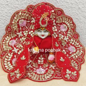 Fancy Premium Work Poshak With Heavy Mukut – Kp028