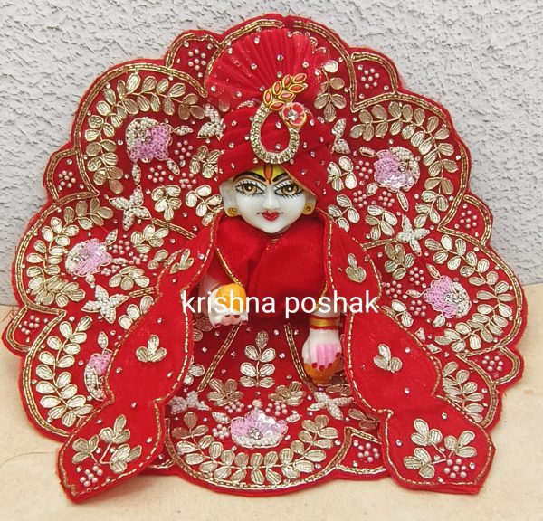 Fancy Premium Work Poshak With Heavy Mukut – Kp028