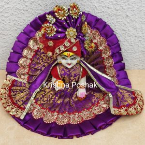 Fancy Premium Work Poshak With Patka And Heavy Mukut – Kp032