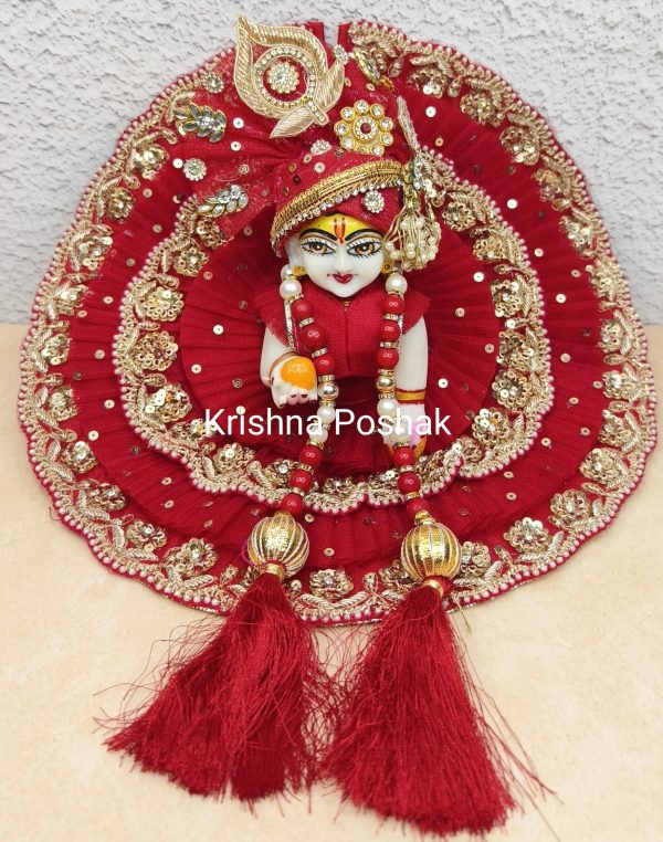 Fancy Premium Work Poshak With Patka and Heavy Mukut – Kp031