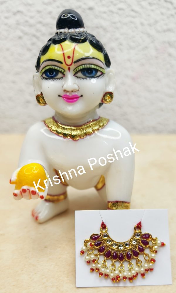 Beautiful Ladoo Gopal Ji Mala - Size 4no - 6no - Kp012 - Image 3