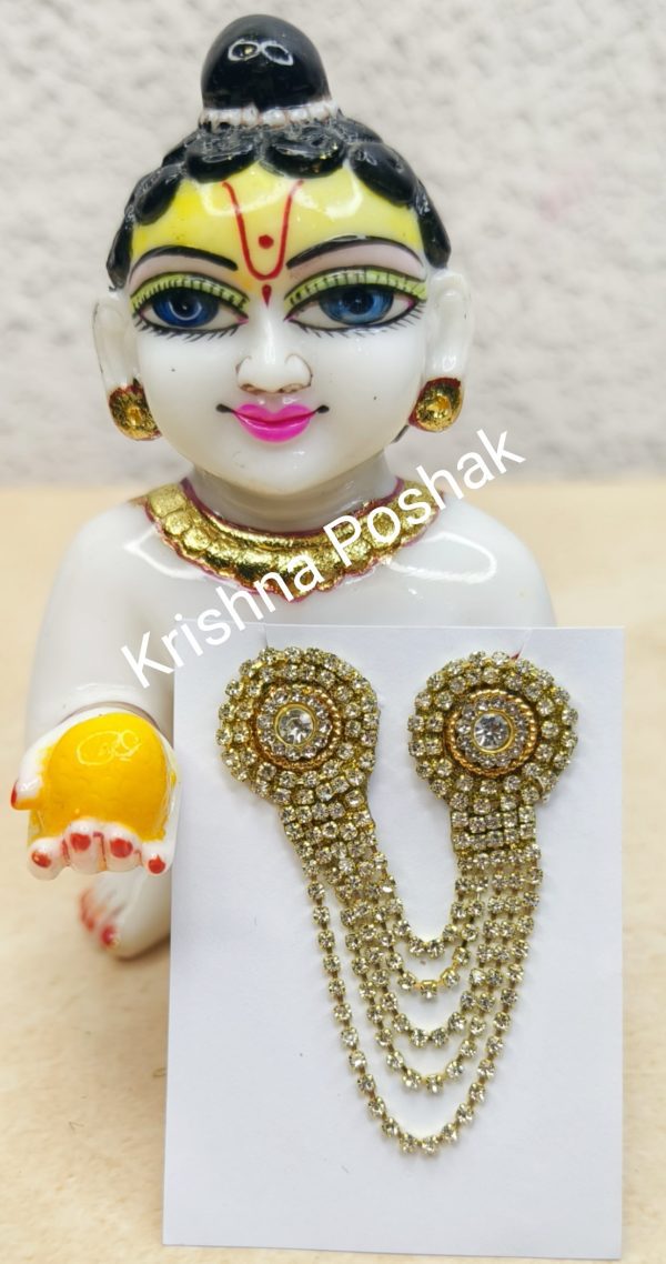 Beautiful Ladoo Gopal Ji Mala - Size 4no - 6no - Kp07