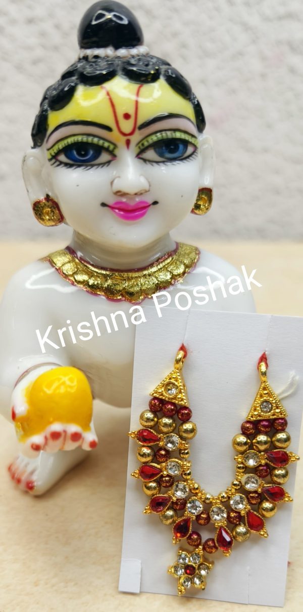 Beautiful Ladoo Gopal Ji Mala - Size 4no - 6no - Kp010