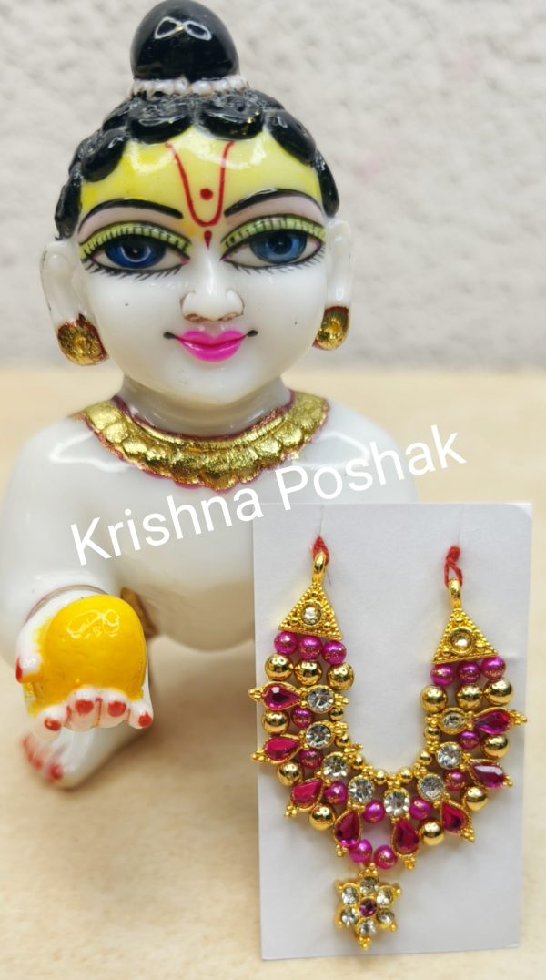 Beautiful Ladoo Gopal Ji Mala - Size 4no - 6no - Kp010 - Image 2