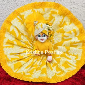 Premium Quality Cotton Poshak for Ladoo Gopal Ji | Washable | k002