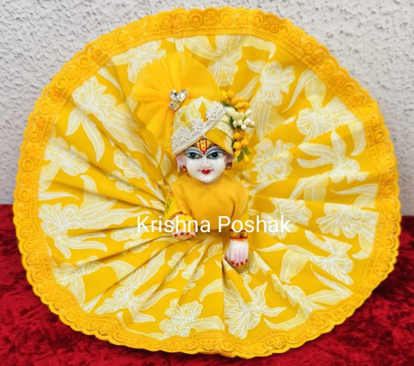 Premium Quality Cotton Poshak for Ladoo Gopal Ji | Washable | k002