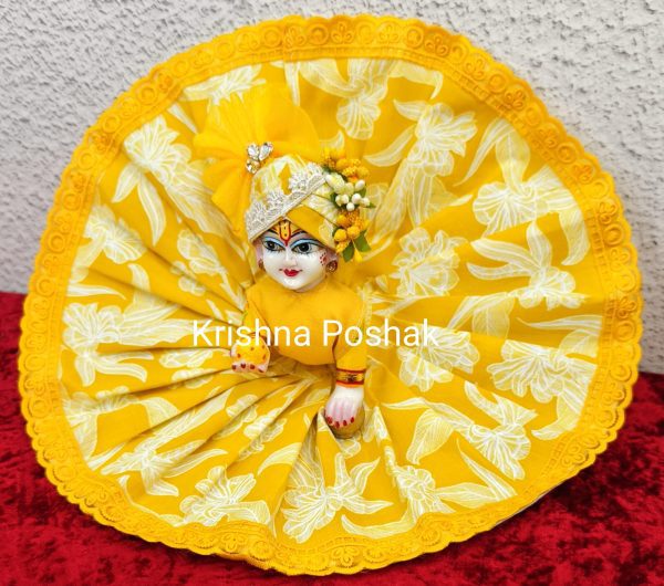Premium Quality Cotton Poshak for Ladoo Gopal Ji | Washable | k002 - Image 3