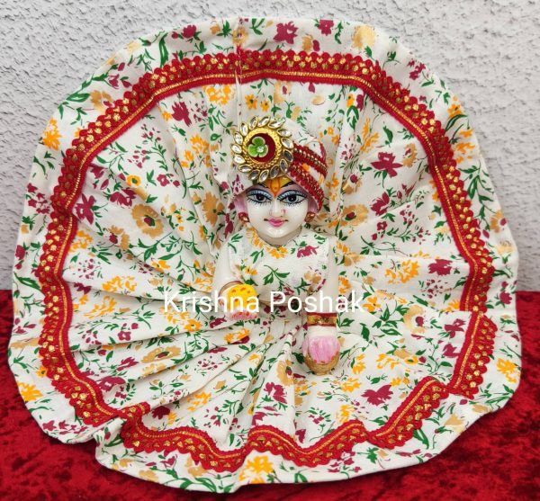 Premium Quality Cotton Poshak for Ladoo Gopal Ji | Washable | k004