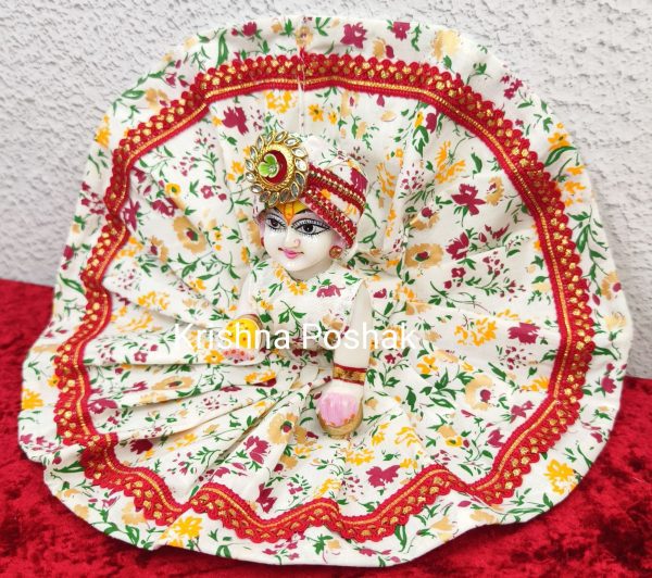 Premium Quality Cotton Poshak for Ladoo Gopal Ji | Washable | k004 - Image 2