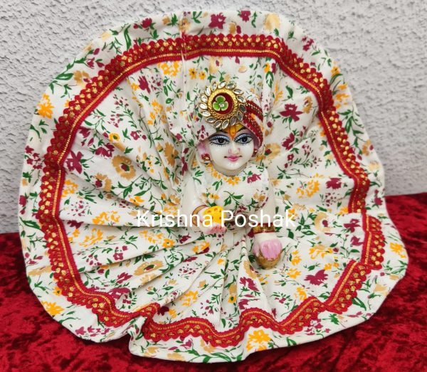Premium Quality Cotton Poshak for Ladoo Gopal Ji | Washable | k004 - Image 3