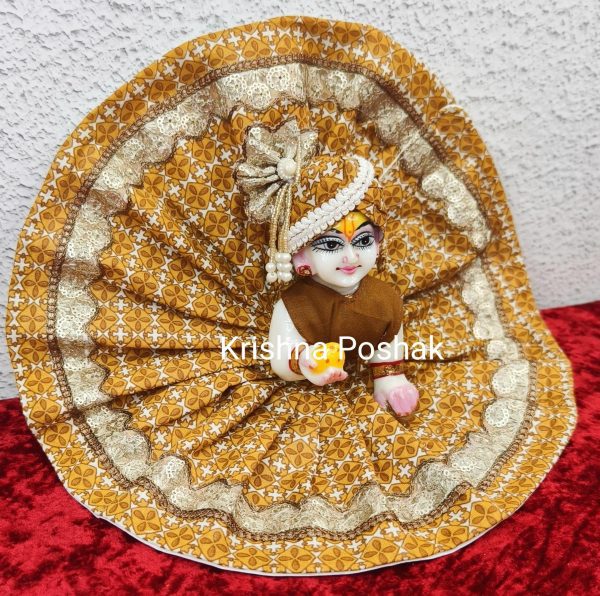 Premium Quality Cotton Poshak for Ladoo Gopal Ji | Washable | k005 - Image 2