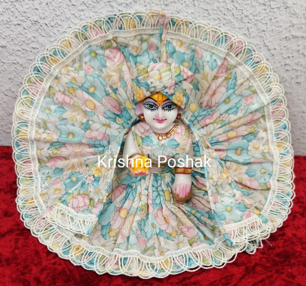 Premium Quality Cotton Poshak for Ladoo Gopalji | Washable | K009