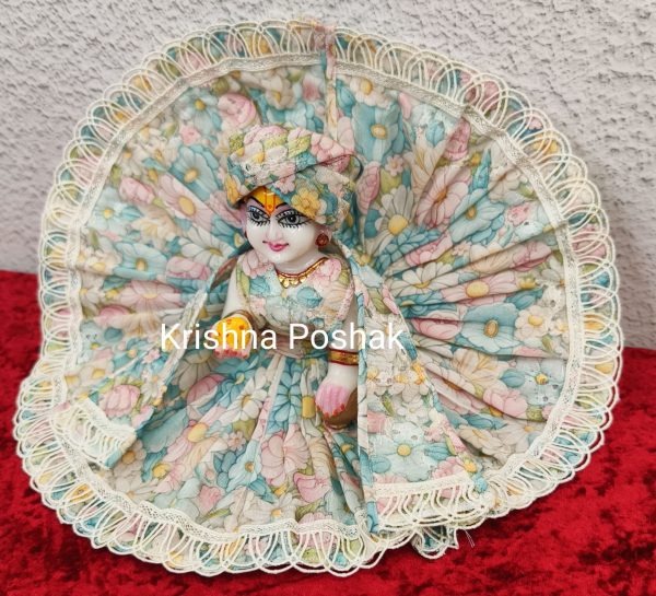 Premium Quality Cotton Poshak for Ladoo Gopalji | Washable | K009 - Image 2