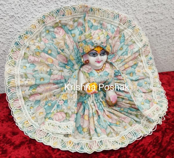 Premium Quality Cotton Poshak for Ladoo Gopalji | Washable | K009 - Image 3