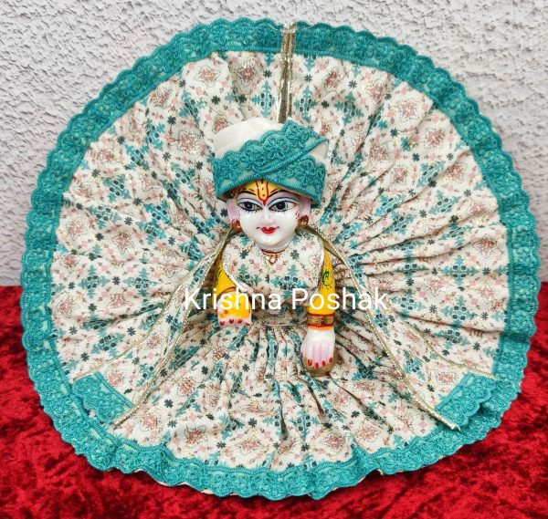 Premium Quality Cotton Poshak for Ladoo Gopal Ji | Washable | k008