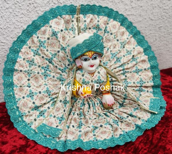 Premium Quality Cotton Poshak for Ladoo Gopal Ji | Washable | k008 - Image 2