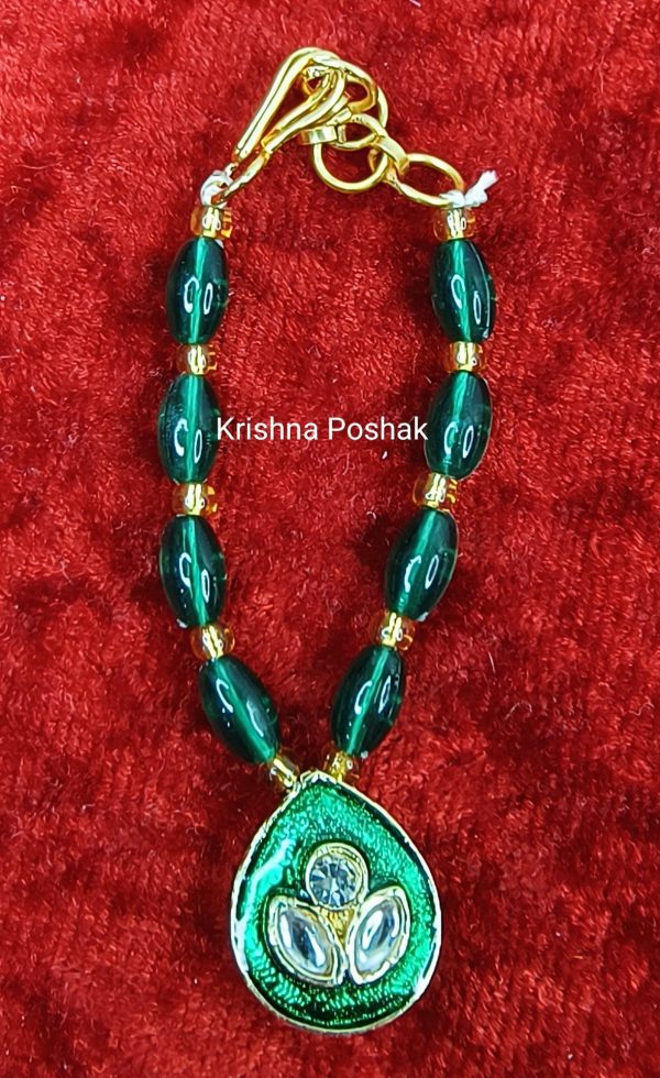 Premium Quality Kundan Mala For Ladoo Gopal Ji-Kp003 - Image 3