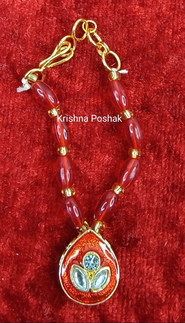 Premium Quality Kundan Mala For Ladoo Gopal Ji-Kp003 - Image 2