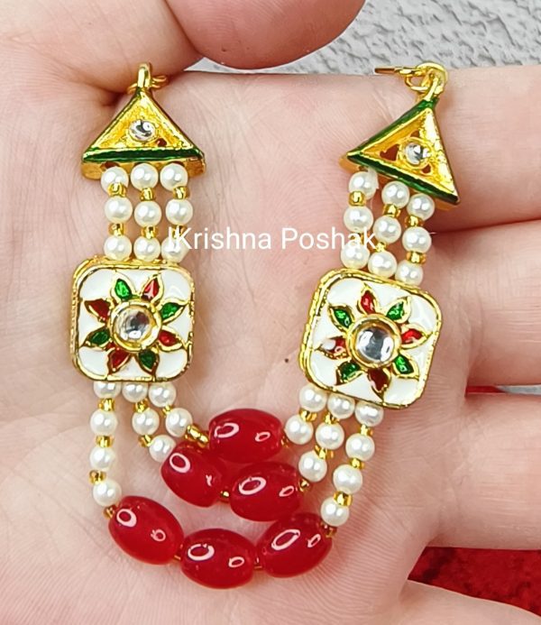 Premium Quality Meenakari Mala For Ladoo Gopal Ji-Kp001 - Image 3