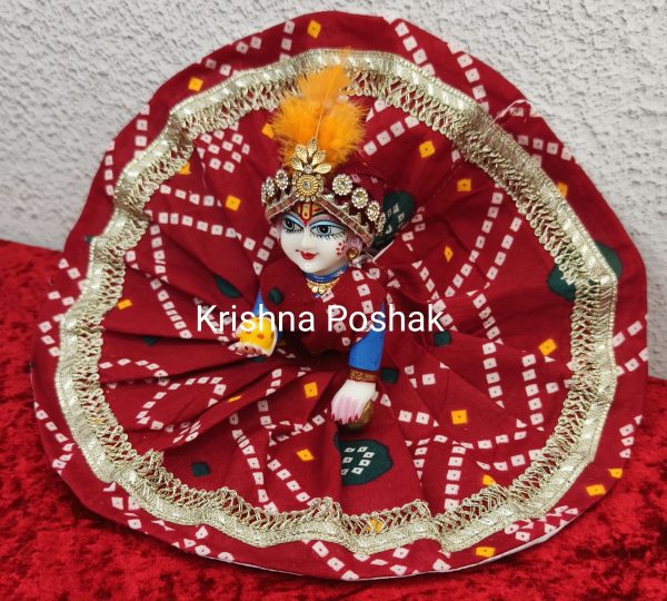 Fancy Janmasthami Poshak For Laddu Gopalji - AP1 - Image 3