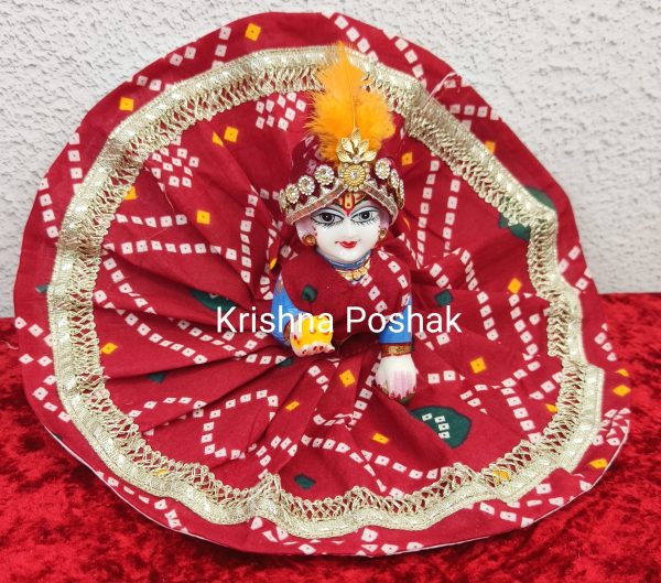 Fancy Janmasthami Poshak For Laddu Gopalji - AP1 - Image 2