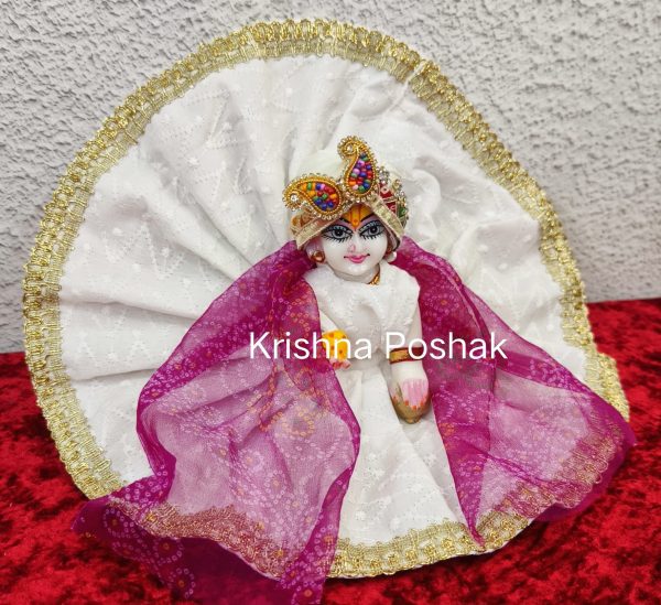 Fancy Janmastami Poshak For Laddu Gopalji - AP2 - Image 4