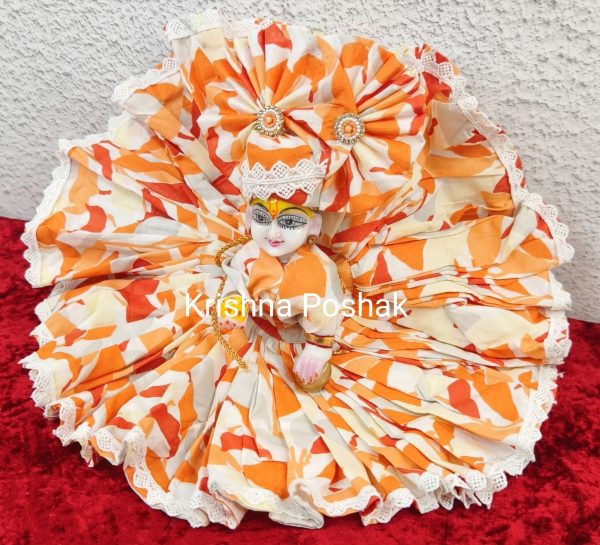 Premium Quality Cotton Poshak for Ladoo Gopalji | Washable | K0013 - Image 3
