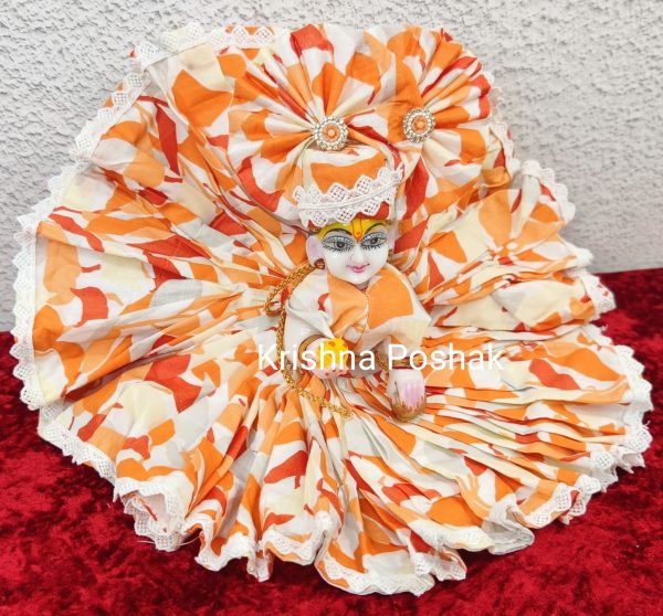 Premium Quality Cotton Poshak for Ladoo Gopalji | Washable | K0013 - Image 2