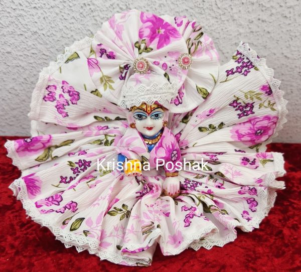 Premium Quality Cotton Poshak for Ladoo Gopalji | Washable | K0012