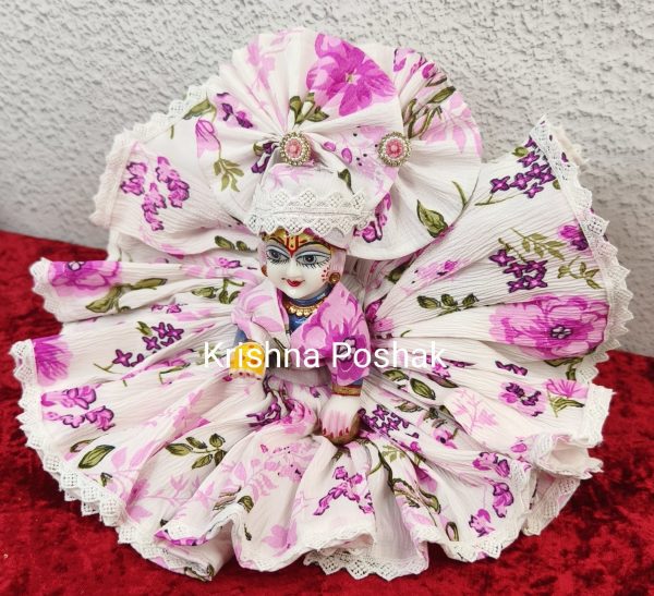 Premium Quality Cotton Poshak for Ladoo Gopalji | Washable | K0012 - Image 3