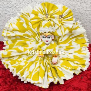Premium Quality Cotton Poshak for Ladoo Gopalji | Washable | K0011
