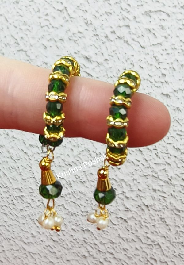 Beautiful Ad Stone Bangles For Radha Krishna JI 