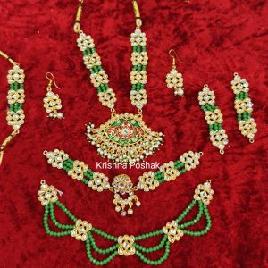 Premium Quality Jewellery  Set For Radha Krishna Ji -KP01