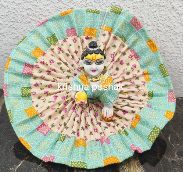 Summer Collection Poshaks For Laddu Gopalji – KP44 - Image 2