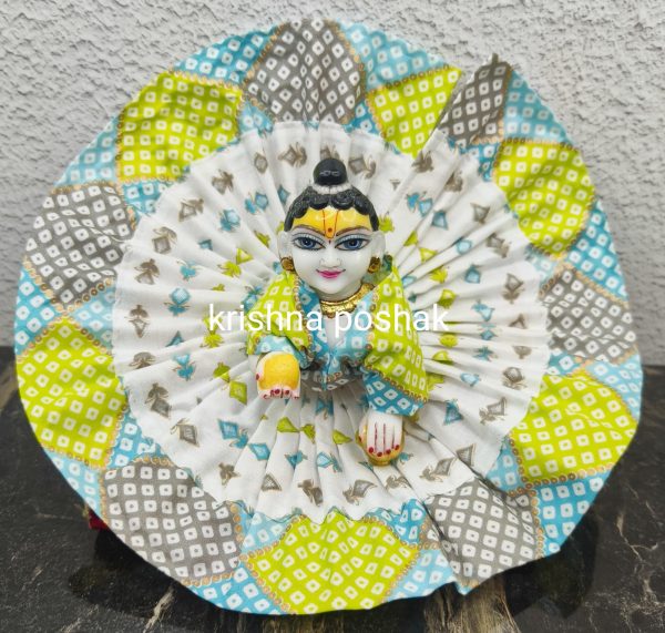Summer Collection Poshaks For Laddu Gopalji – KP43 - Image 5