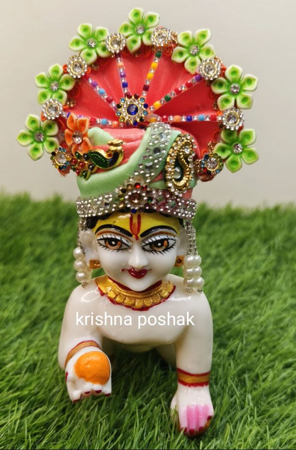 Fancy Pagdi For Laddu Gopalji-8 - Image 6