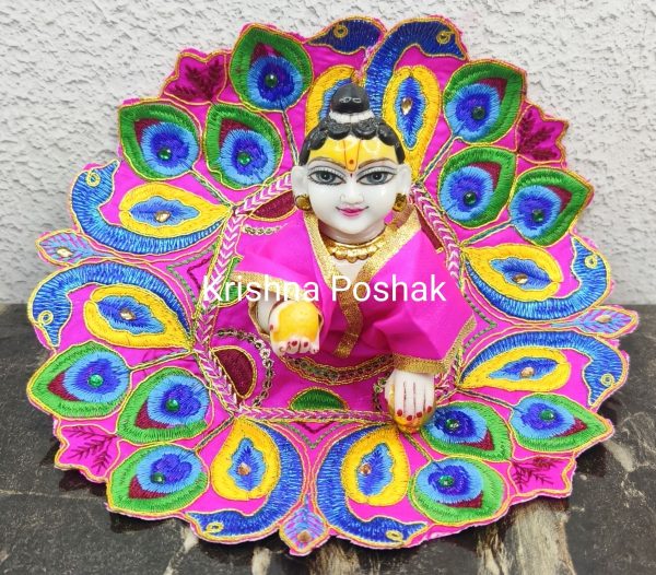 Summer Collection Poshaks For Laddu Gopalji - KP7 - Image 6