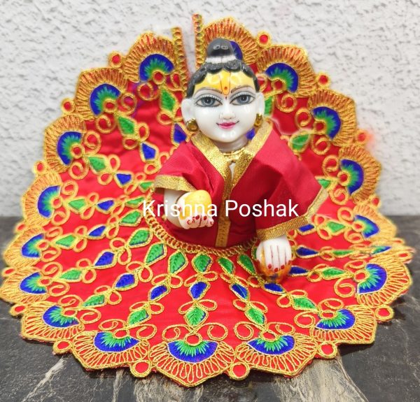 Summer Collection Poshaks For Laddu Gopalji - KP8 - Image 7