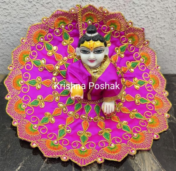 Summer Collection Poshaks For Laddu Gopalji - KP8 - Image 6