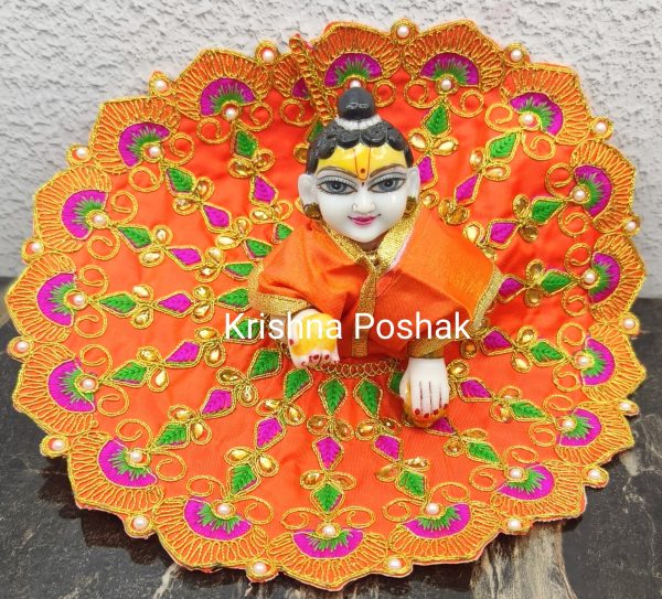 Summer Collection Poshaks For Laddu Gopalji - KP8 - Image 4