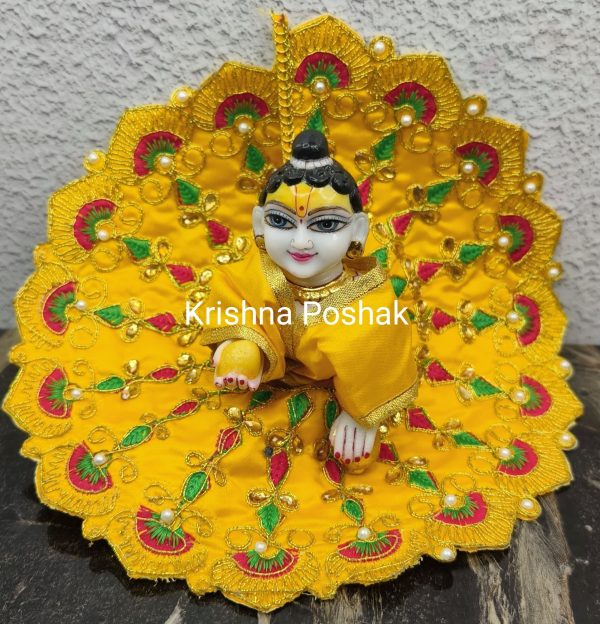 Summer Collection Poshaks For Laddu Gopalji - KP8 - Image 2