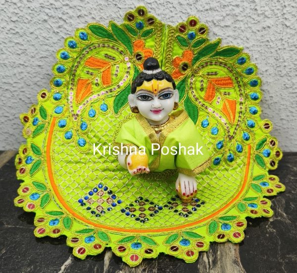 Summer Collection Poshaks For Laddu Gopalji - KP6 - Image 7
