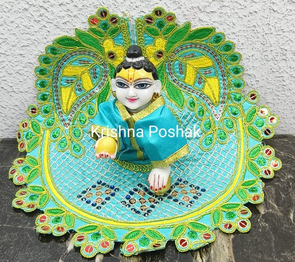 Summer Collection Poshaks For Laddu Gopalji - KP6 - Image 5