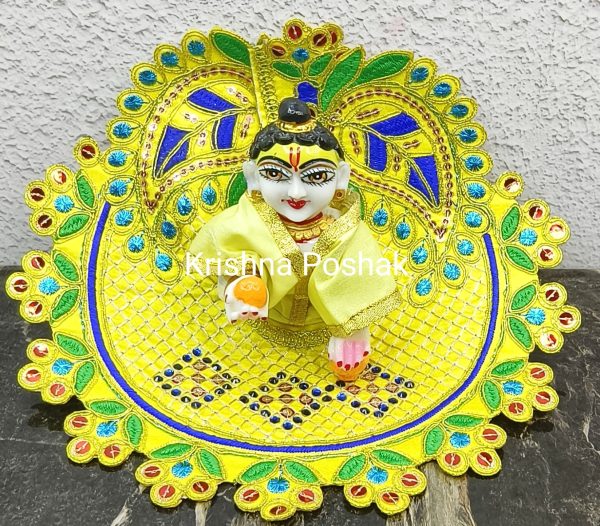 Summer Collection Poshaks For Laddu Gopalji - KP6 - Image 4