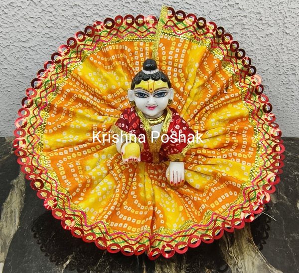 Summer Collection Poshaks For Laddu Gopalji - KP9 - Image 5