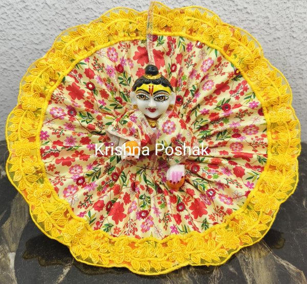 Summer Collection Poshaks For Laddu Gopalji - KP1 - Image 3