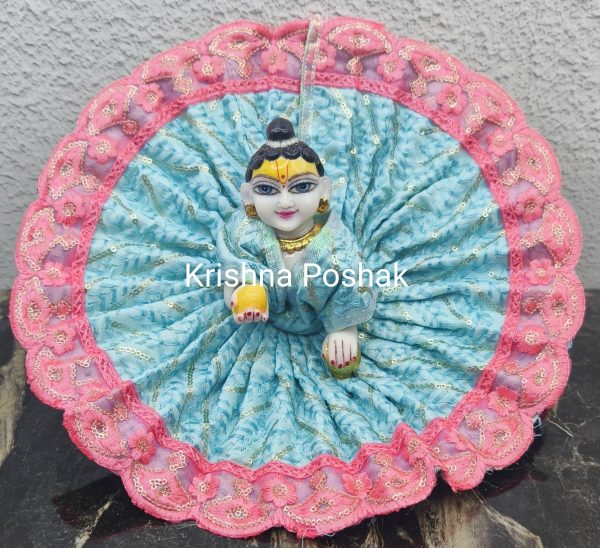 Summer Collection Poshaks For Laddu Gopalji - KP5 - Image 3
